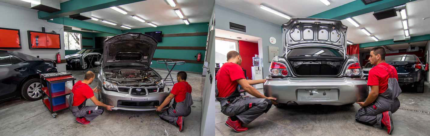 Ins Auto Werkstatt